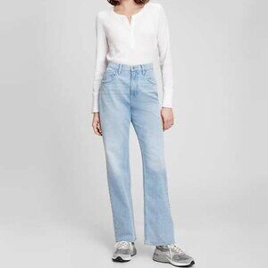 Gap High Rise '90s Loose Jeans Light Keywest 16/33
